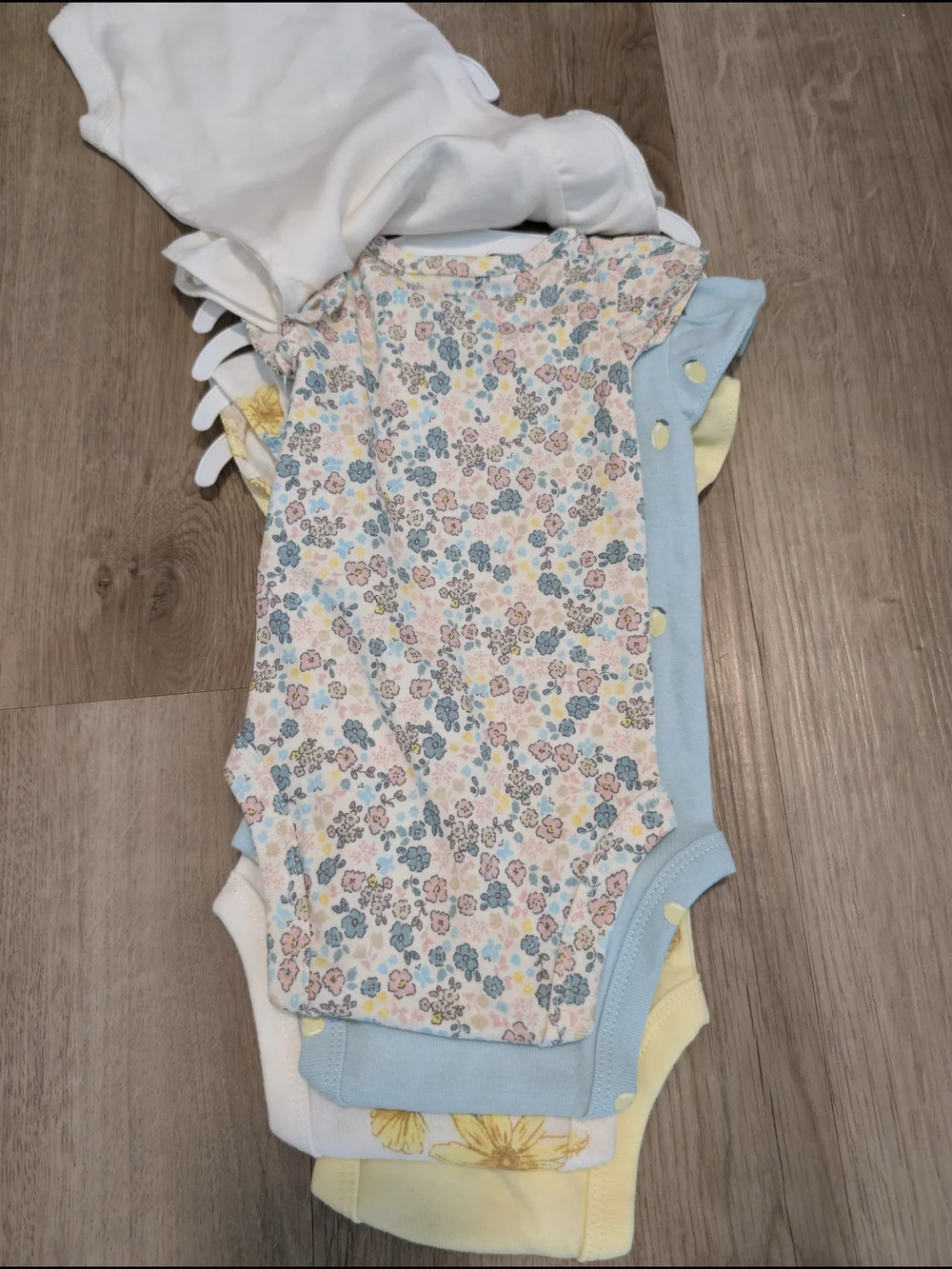 Carter's Colorful Floral Short-Sleeve Baby Bodysuits Pack of 5